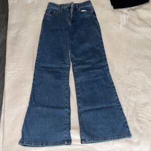 Princess Polly Blue Flare Jeans